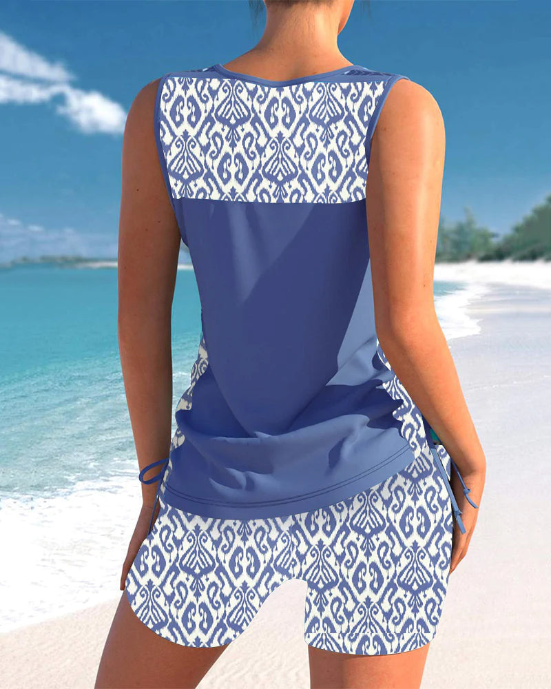 koadclo | Tankini Swimwear Set with Shorts for Women