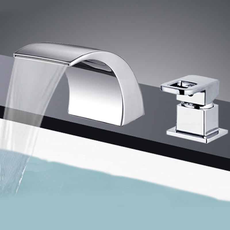Koadclo | Modern Brass Roman Bathtub Faucet - Waterfall Spout