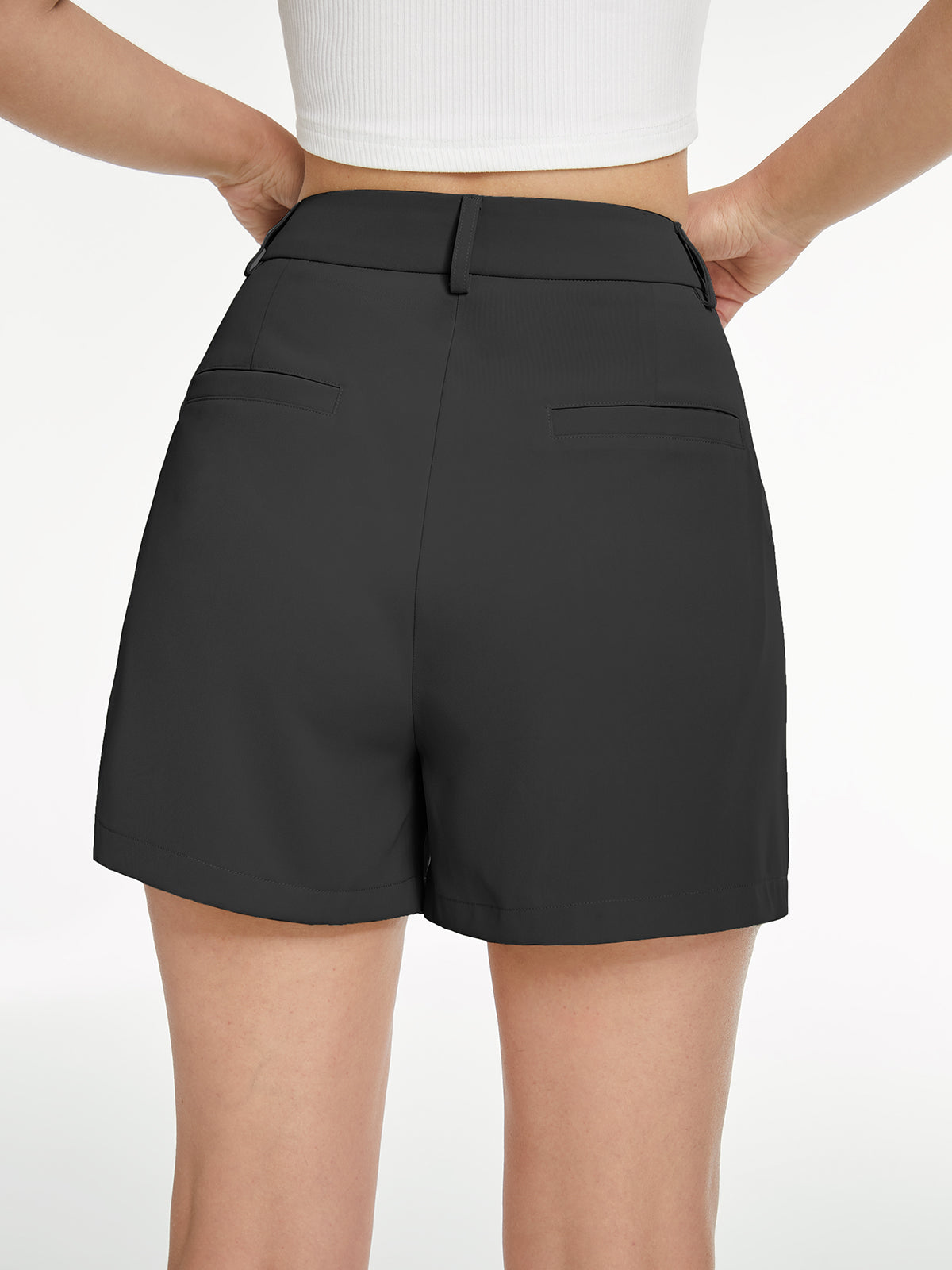High Waisted Pastel Trouser Shorts for Women Casual Summer Fashion