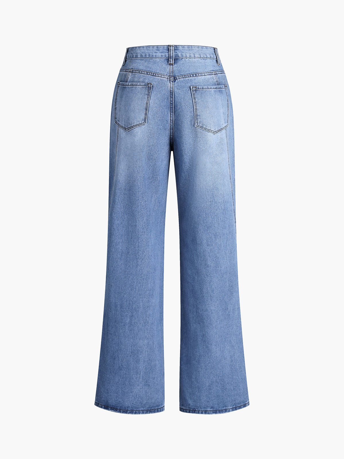 Vintage Denim Straight Leg Jeans Perfect for Everyday Wear