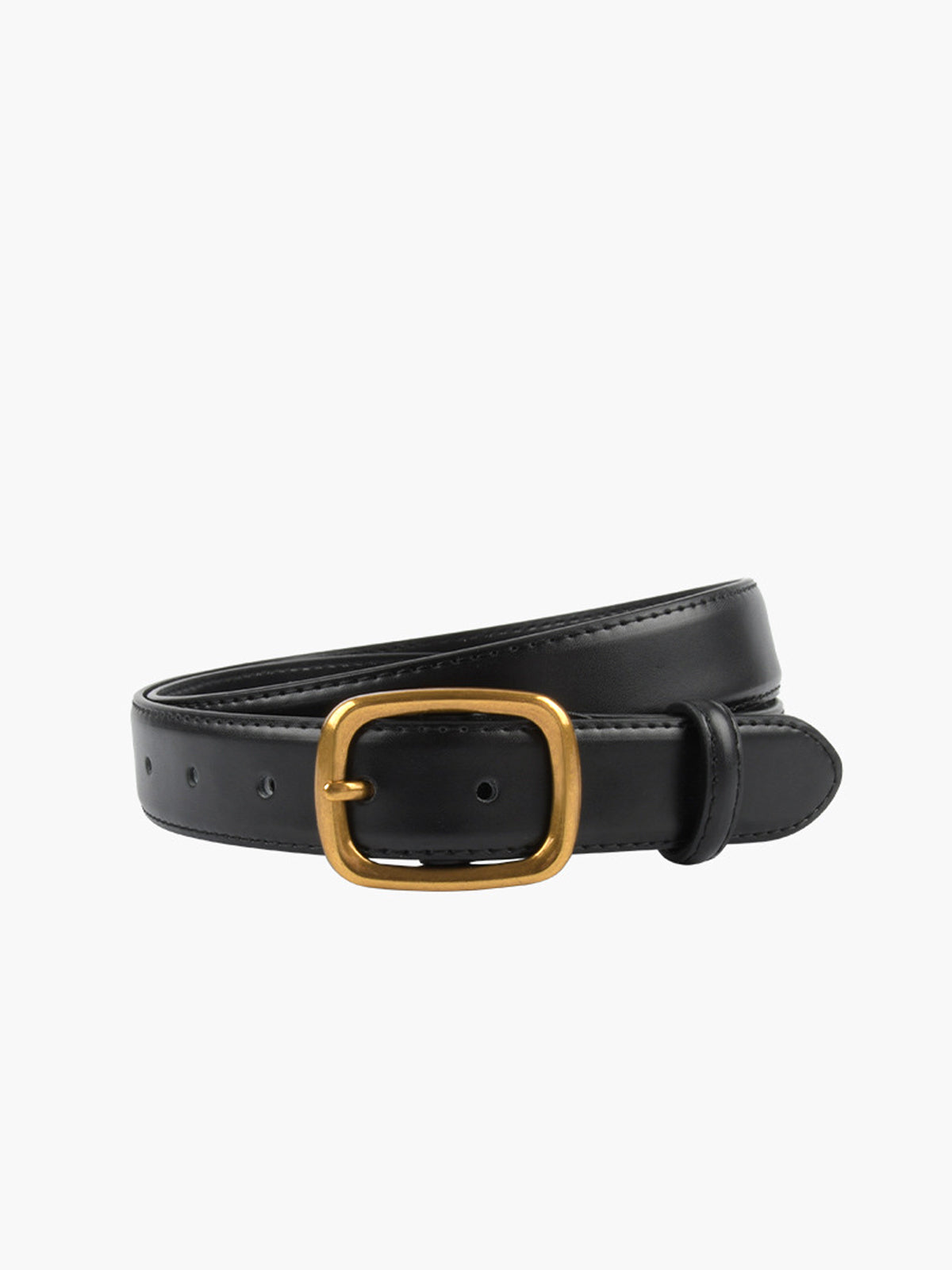Vintage Pin Buckle Belt Classic Genuine Leather Accessory