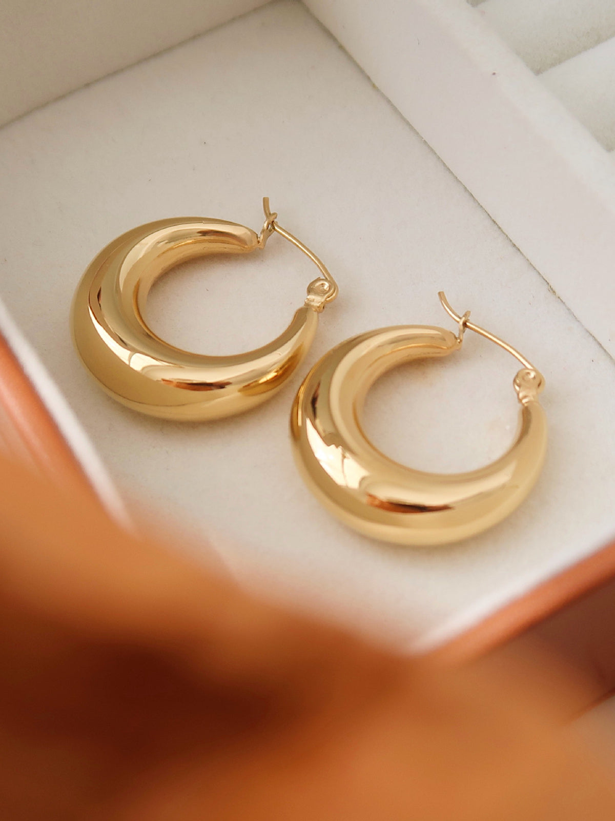 Golden Hoop Earrings Perfect for Everyday Wear