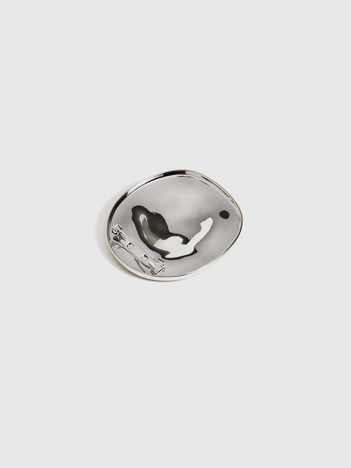 Minimalist Streamlined Irregular Brooch Modern Geometric Design Unisex Accessory
