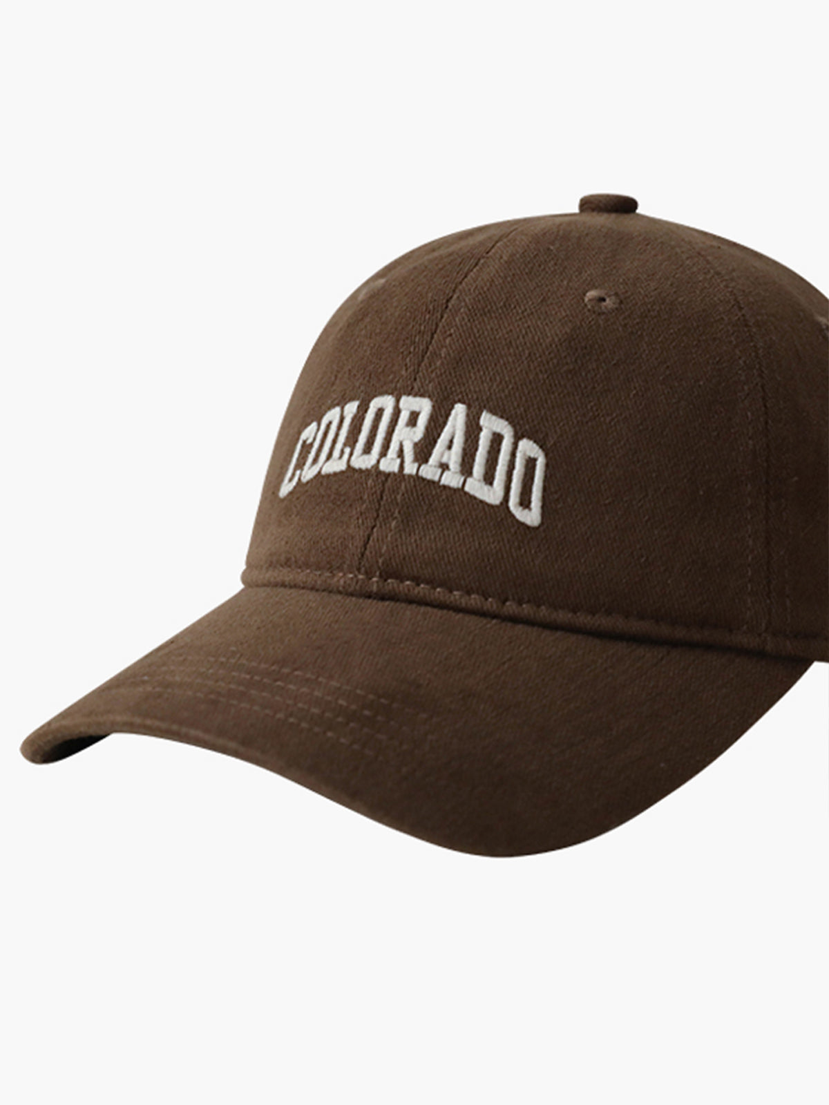 Vintage Letter Embroidery Hat Adjustable Unisex Cotton Cap