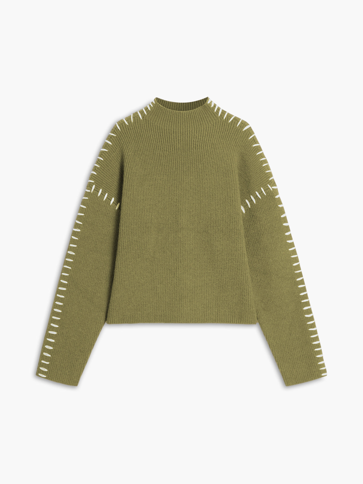 Shift The Focus Oversized Mock Neck Sweater - Comfortable Cozy Winter Apparel