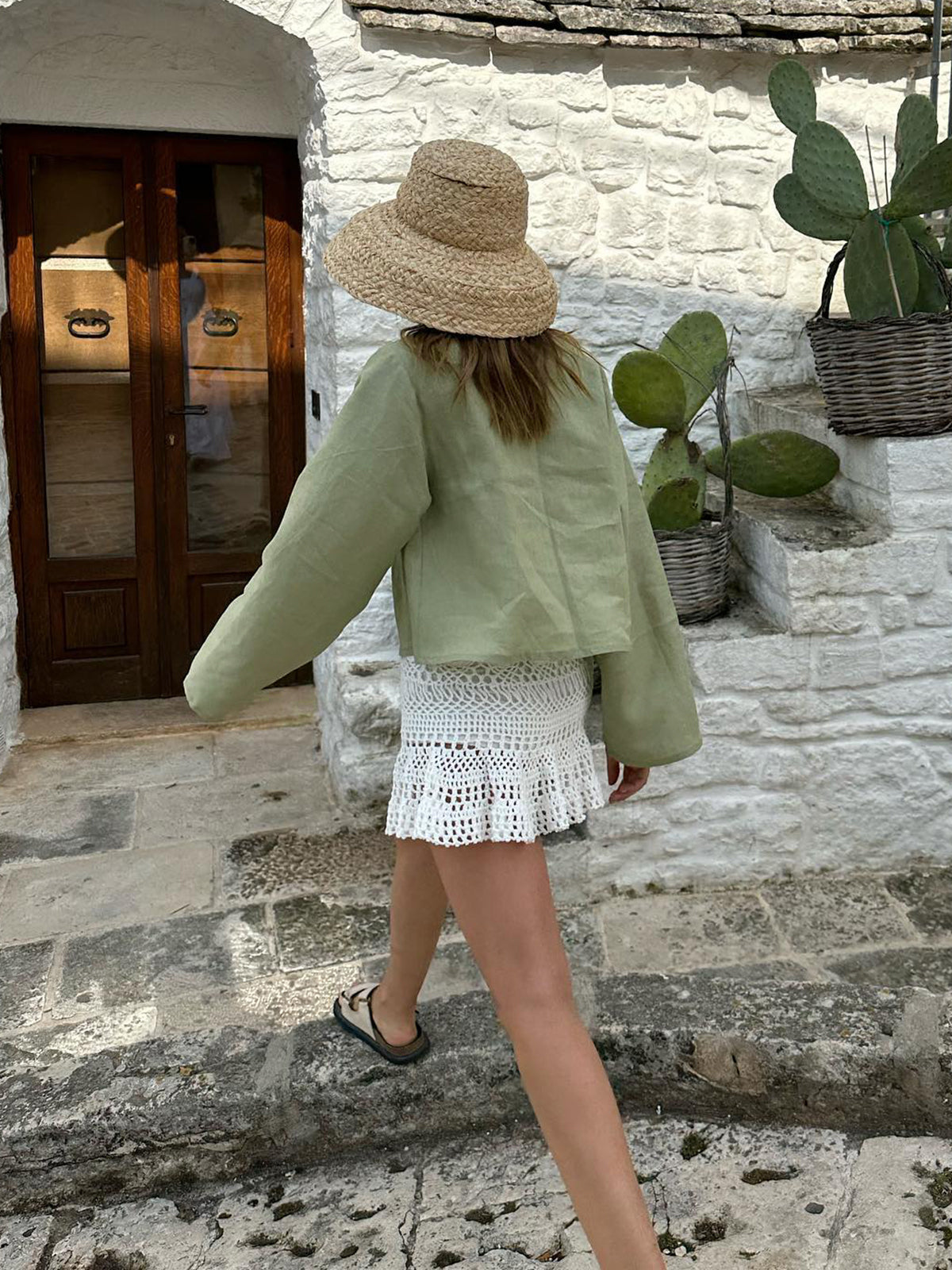 Oversized Long Tie-Front Sleeve Blouse Elegant Lightweight Women's Top