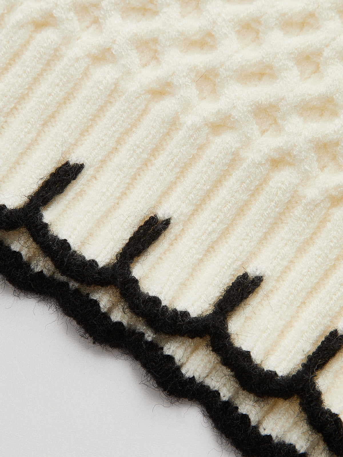 Contrast Trim Sleeveless Ribbed Sweater Vest Cozy Layering Fashion Essential