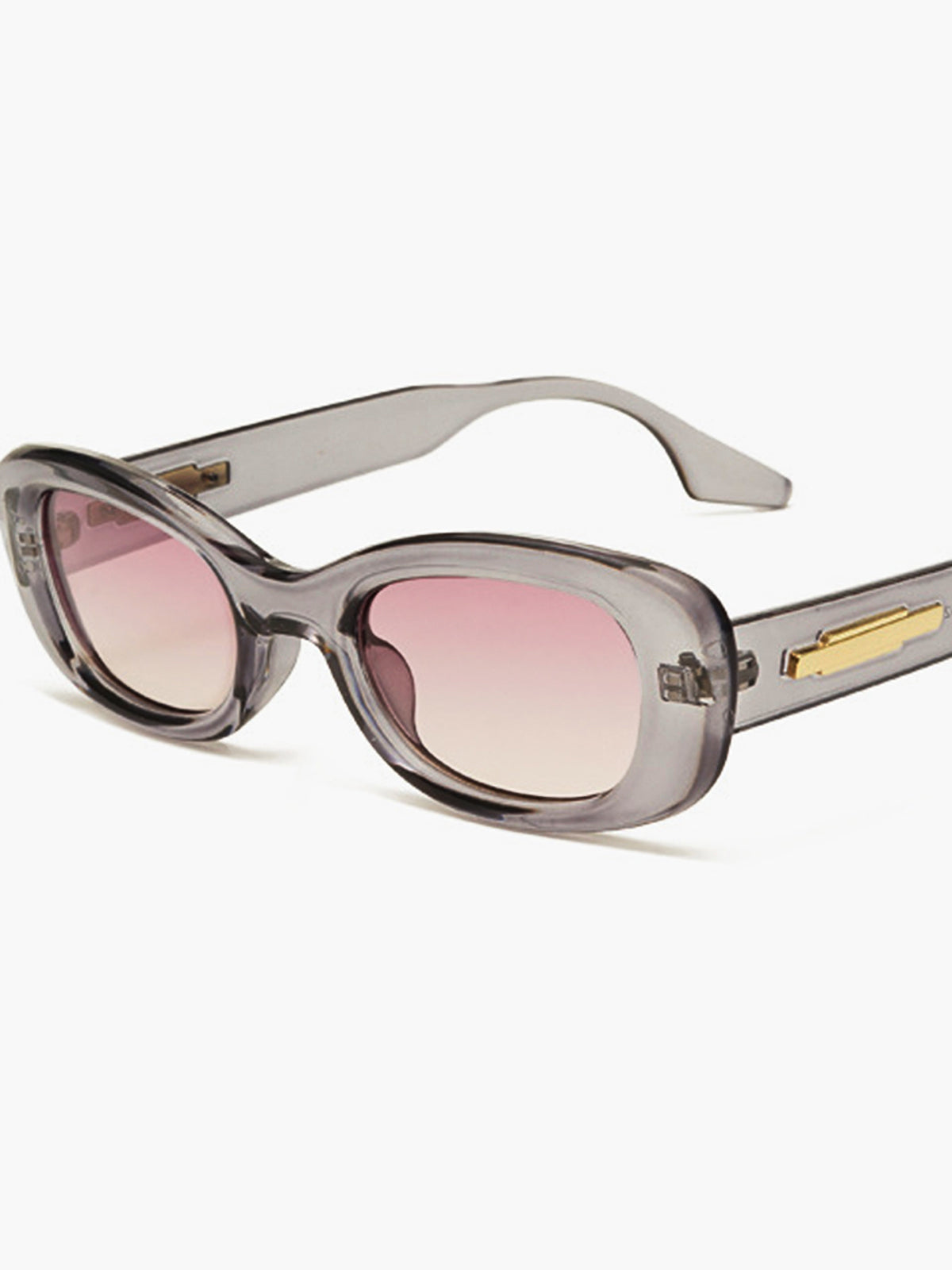 Crystal Color Frame Sunglasses for Stylish UV Protection