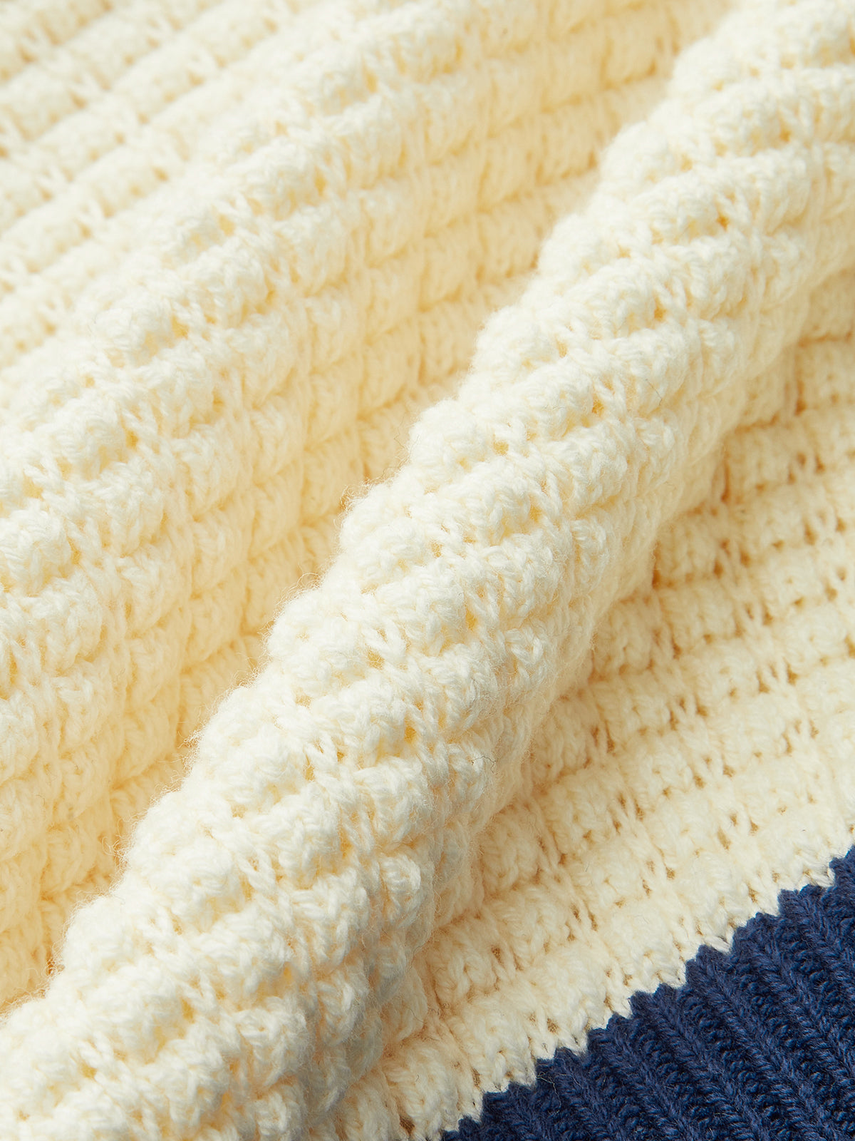 Crochet-Knit Polo Top for Women Casual Wear