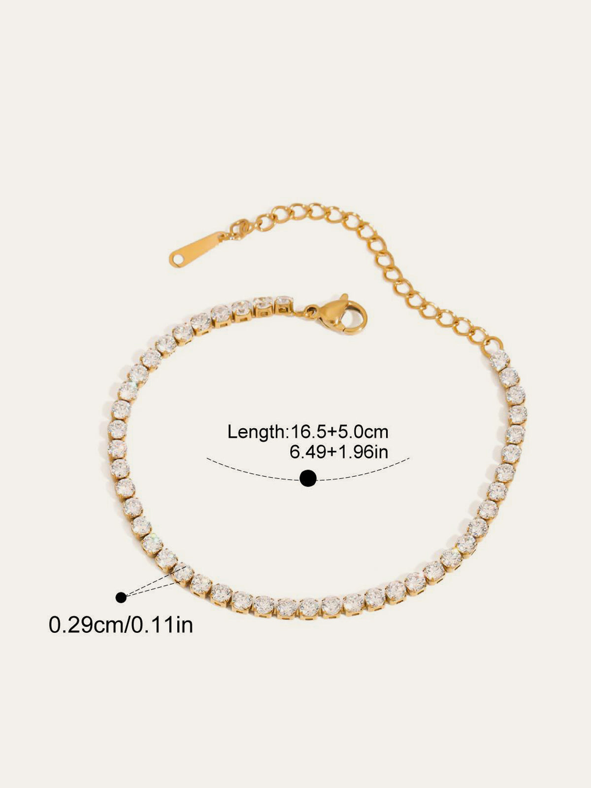 Multi-Style Crystal Embellishments Bracelet for Women, Adjustable Jewelry Piece
