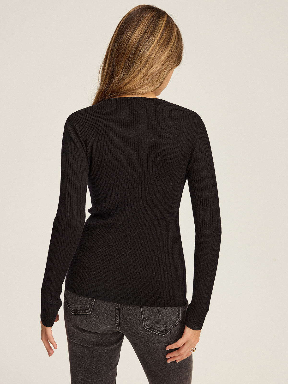 Asymmetric Button-Down Cardigan with Long Sleeves and Pockets