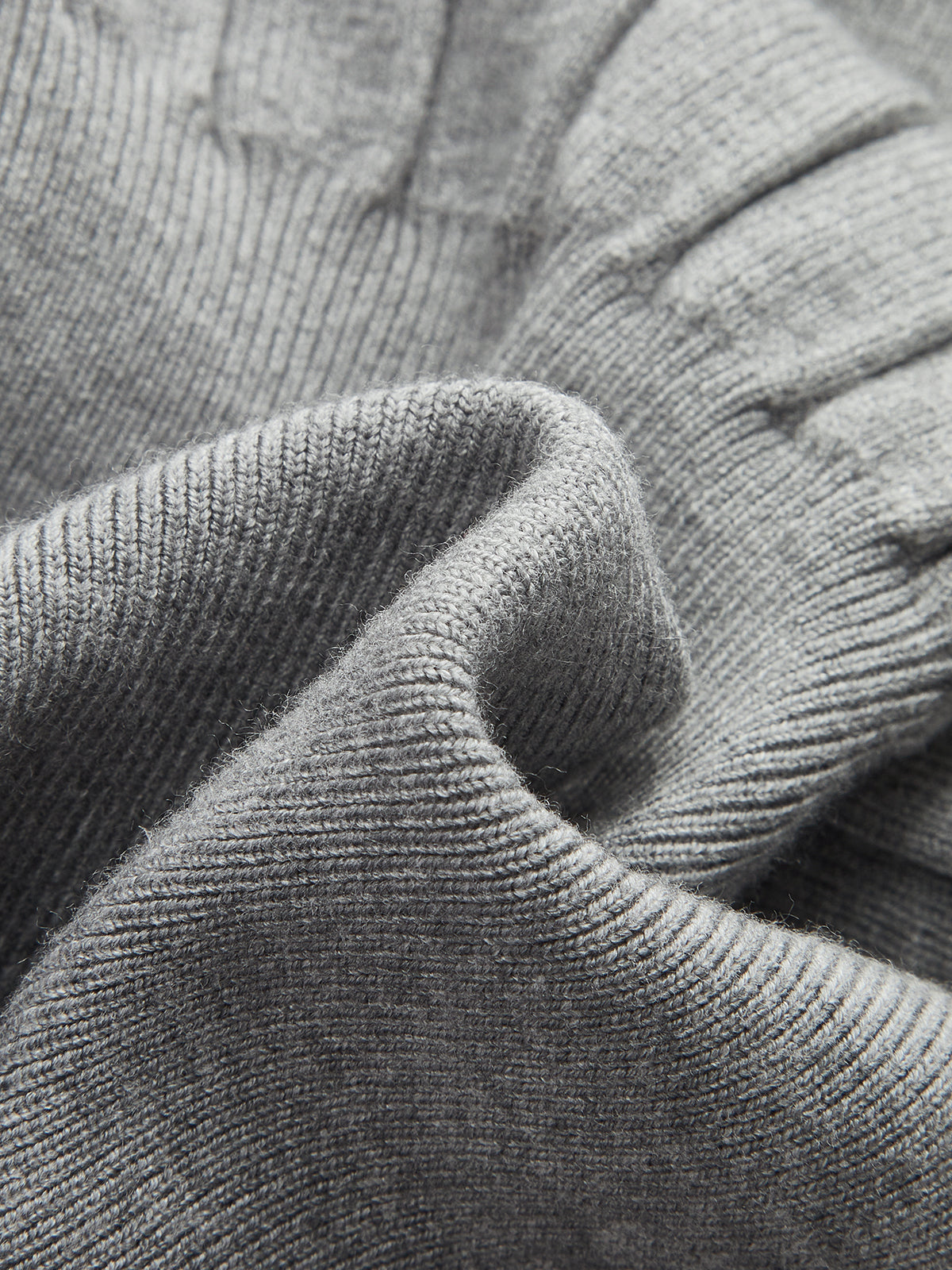 Lace Hem Ribbed Knit Cardigan | Classic Women's Outerwear Sweater