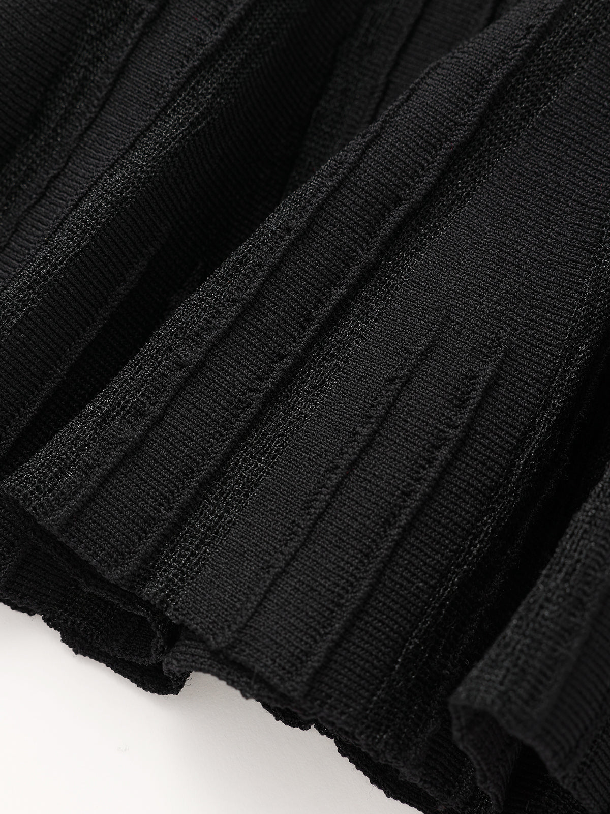 Flared Sleeve Peplum Knit Top for Women Casual Wear