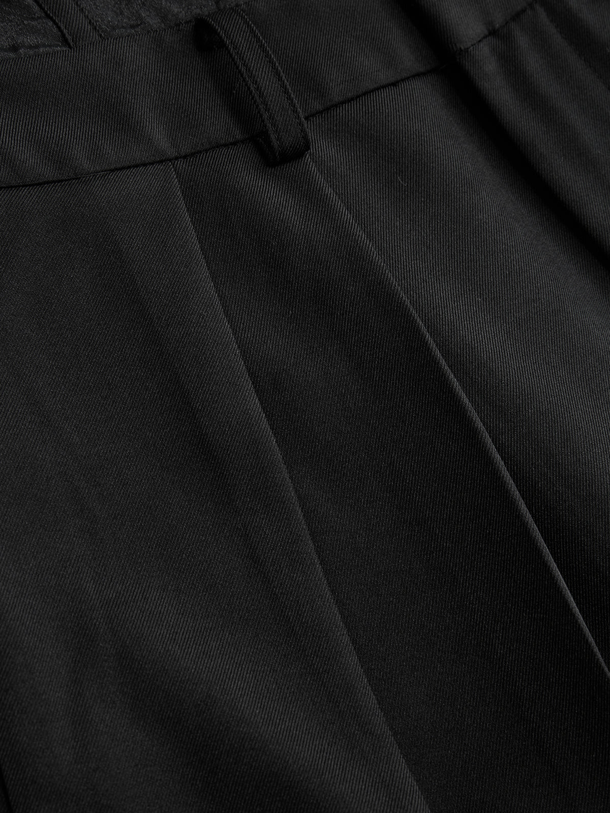 Corset Waist Pleated Wide Leg Pants - Comfortable High-Waisted Design for Women
