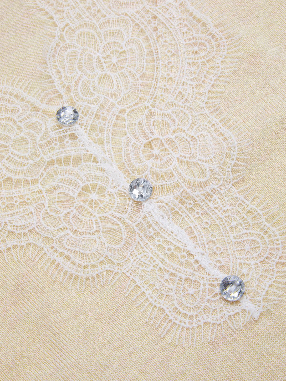 Lace Panel Rhinestone Wool Blend Sweater - Elegant Comfortable Fall Winter Apparel