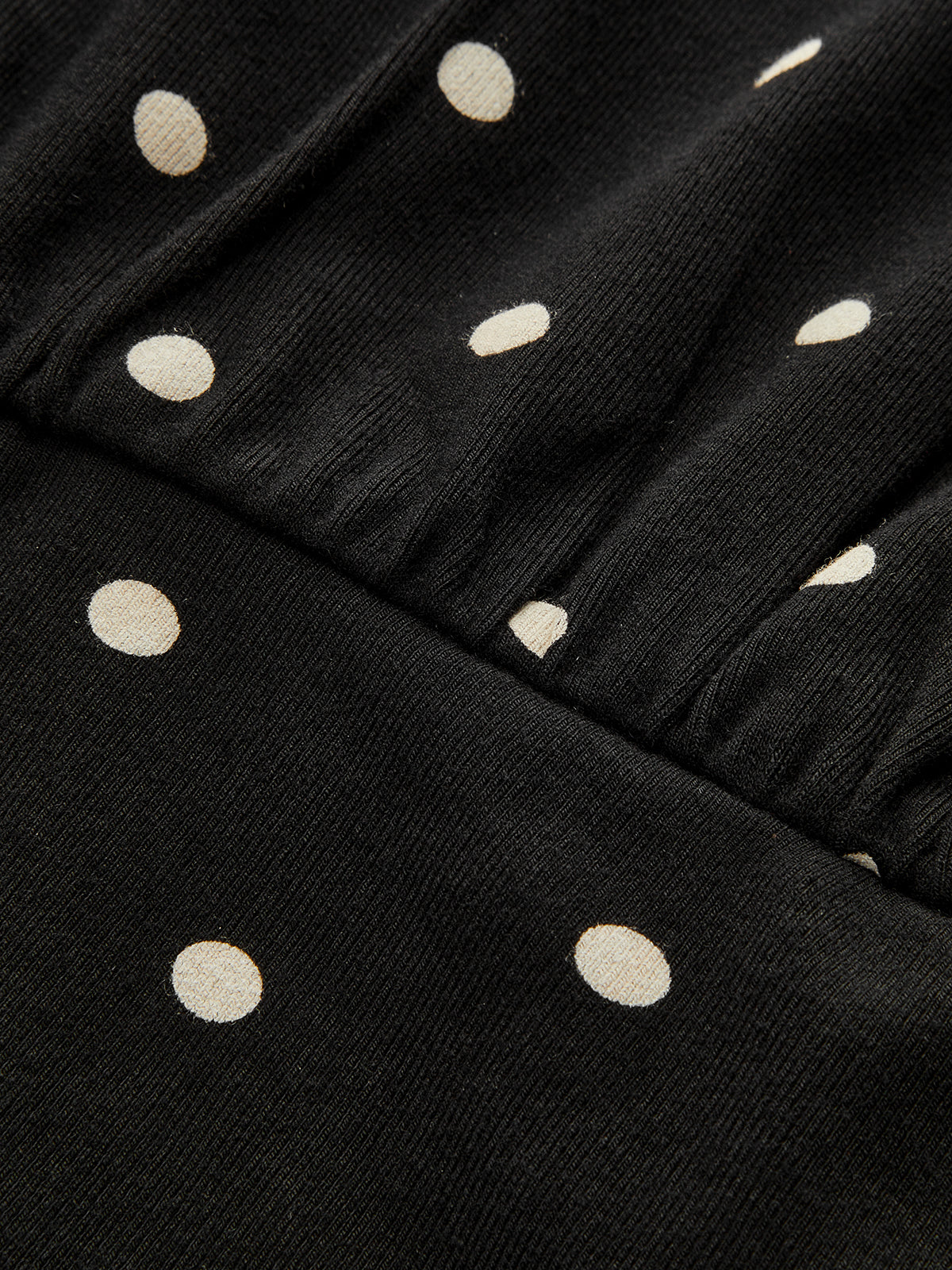 Polka Dot Batwing Cinched Waist Blouse Trendy Casual Women's Top