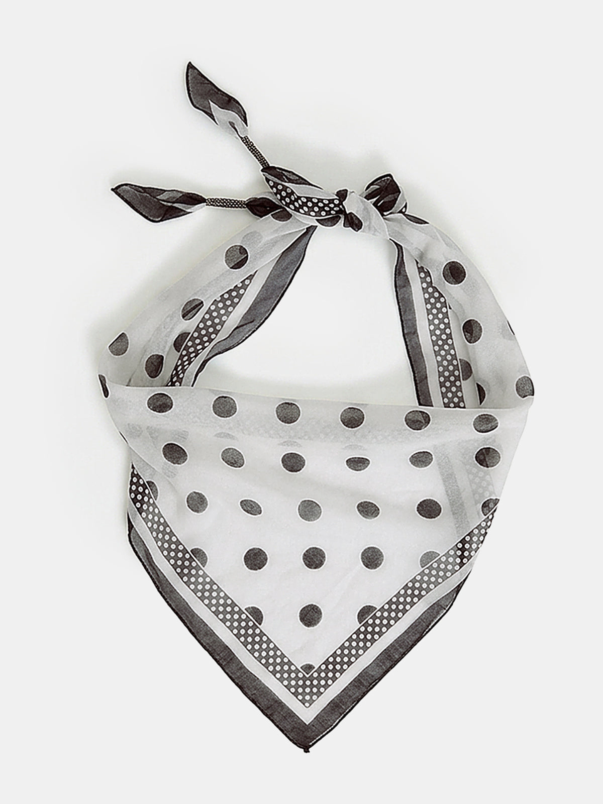 Polka Dot Fashion Scarf Versatile Lightweight Accessory
