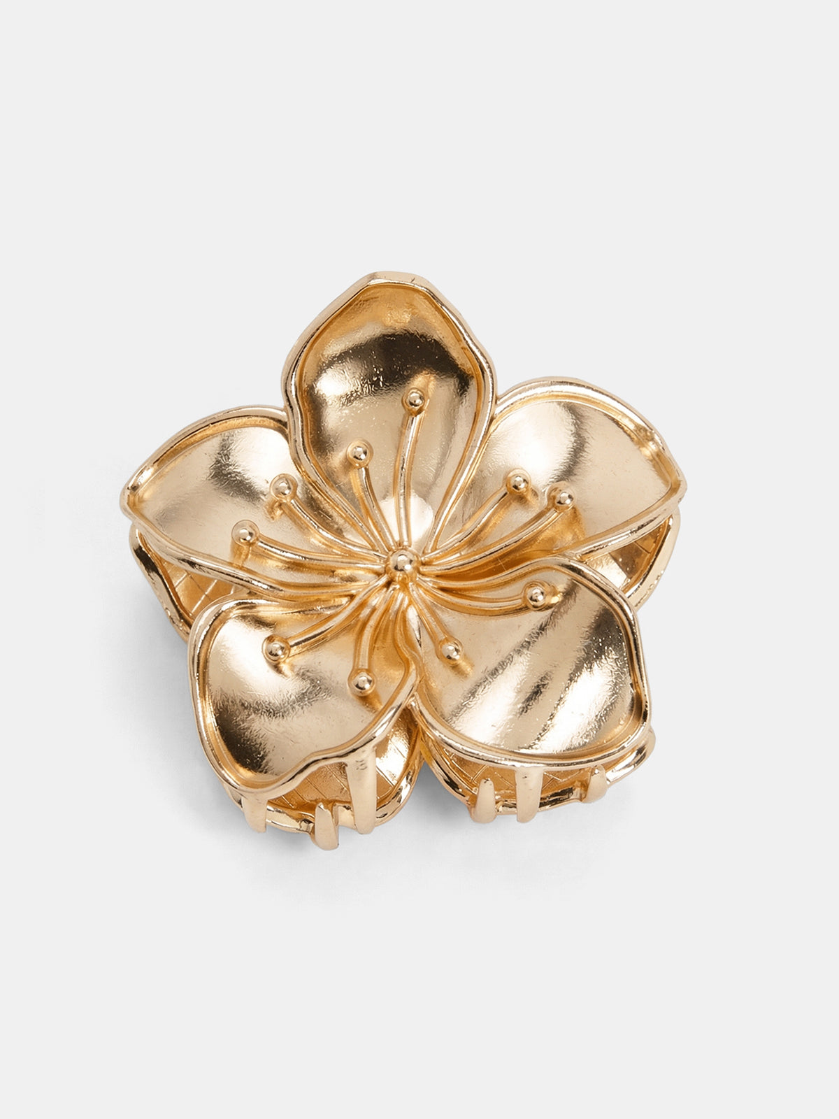 Flower Shaped Hair Claw Clip for Stylish Women Secure Hold