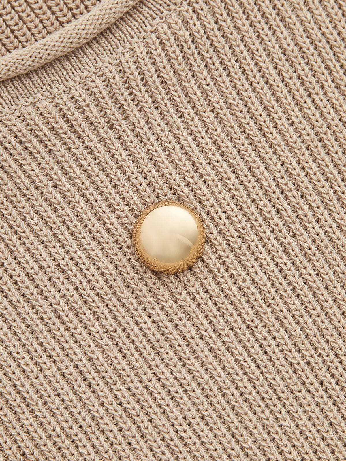 Metal Stud Embellished Knit Vest with Sleeveless Design for Women