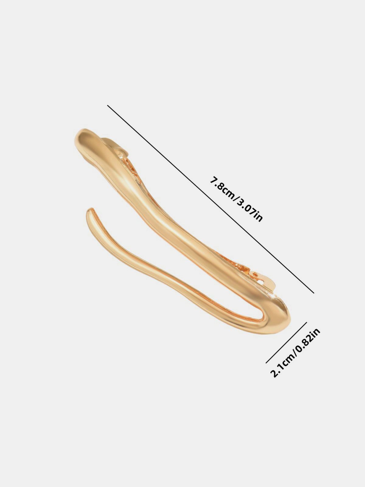 Minimalist Metal Hair Clip for Stylish Everyday Use