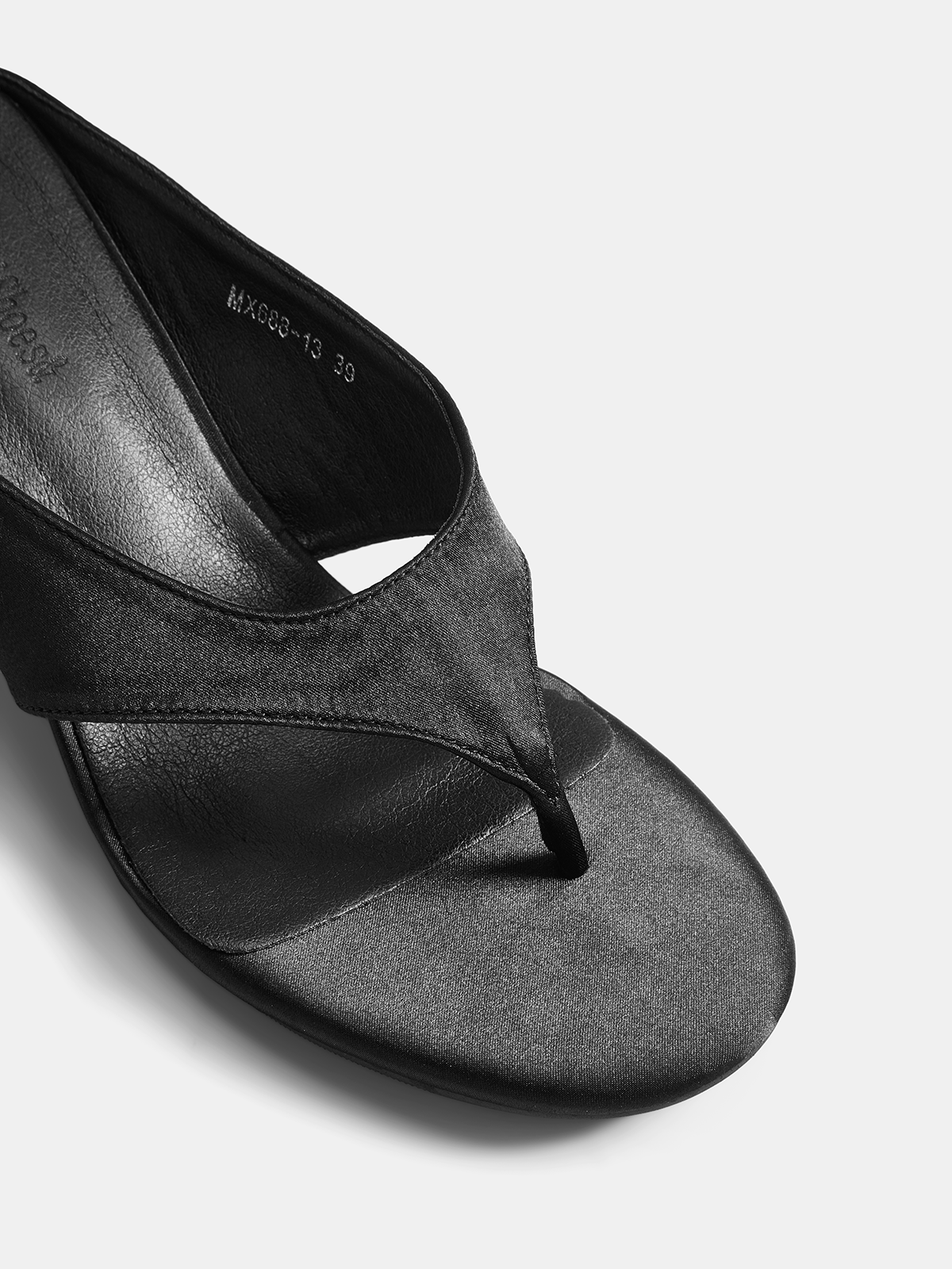 Fabric Upper Leather-Lined Comfortable Wedge Thong Sandals with Arch Support