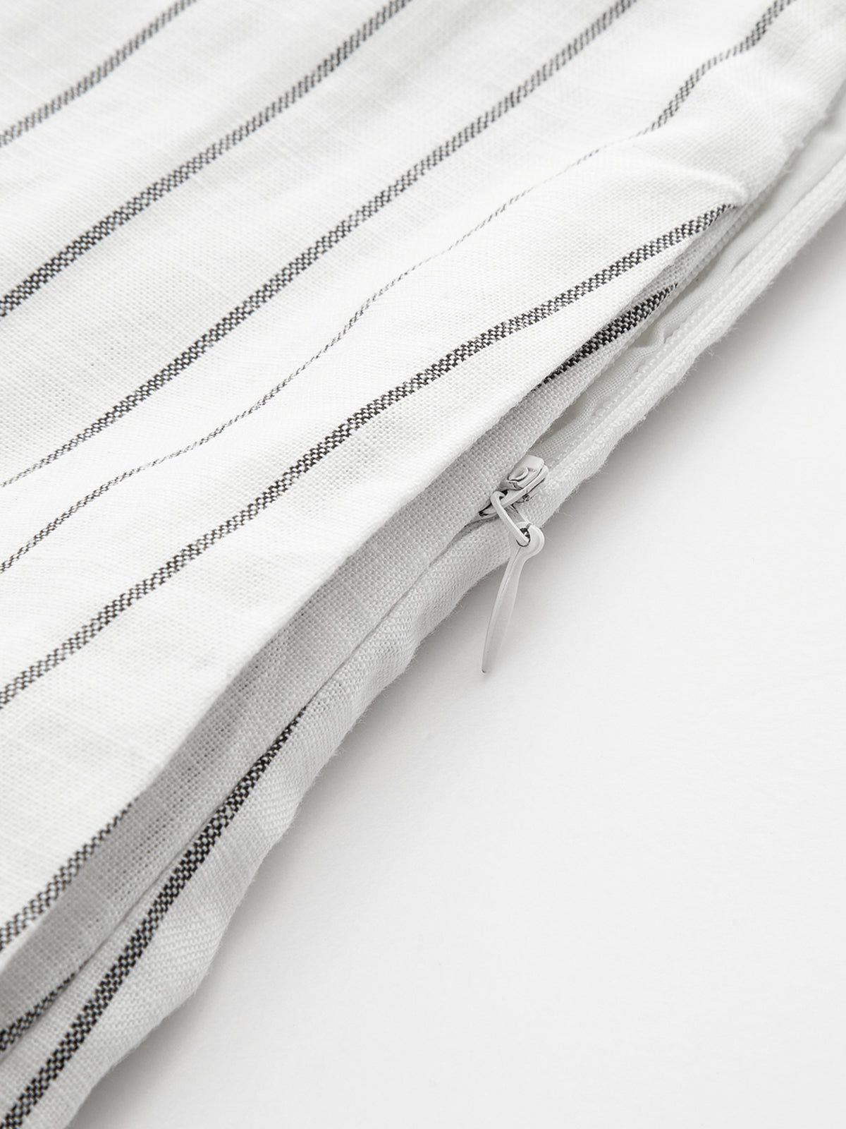 Pinstripe Cotton Linen Wide Leg Pants for Summer Comfort