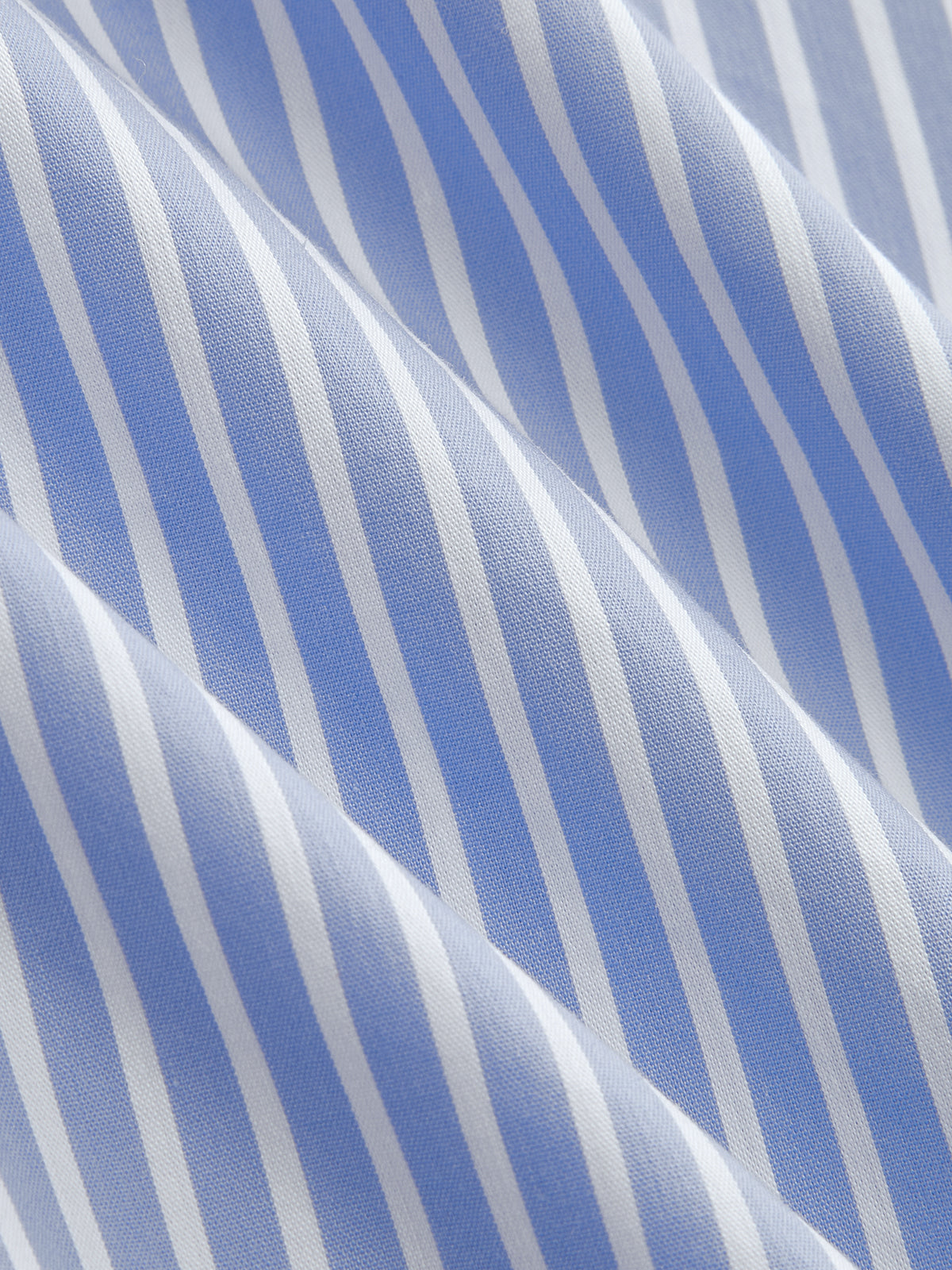 Tie-Neck Striped Cotton-Blend Blouse for Women