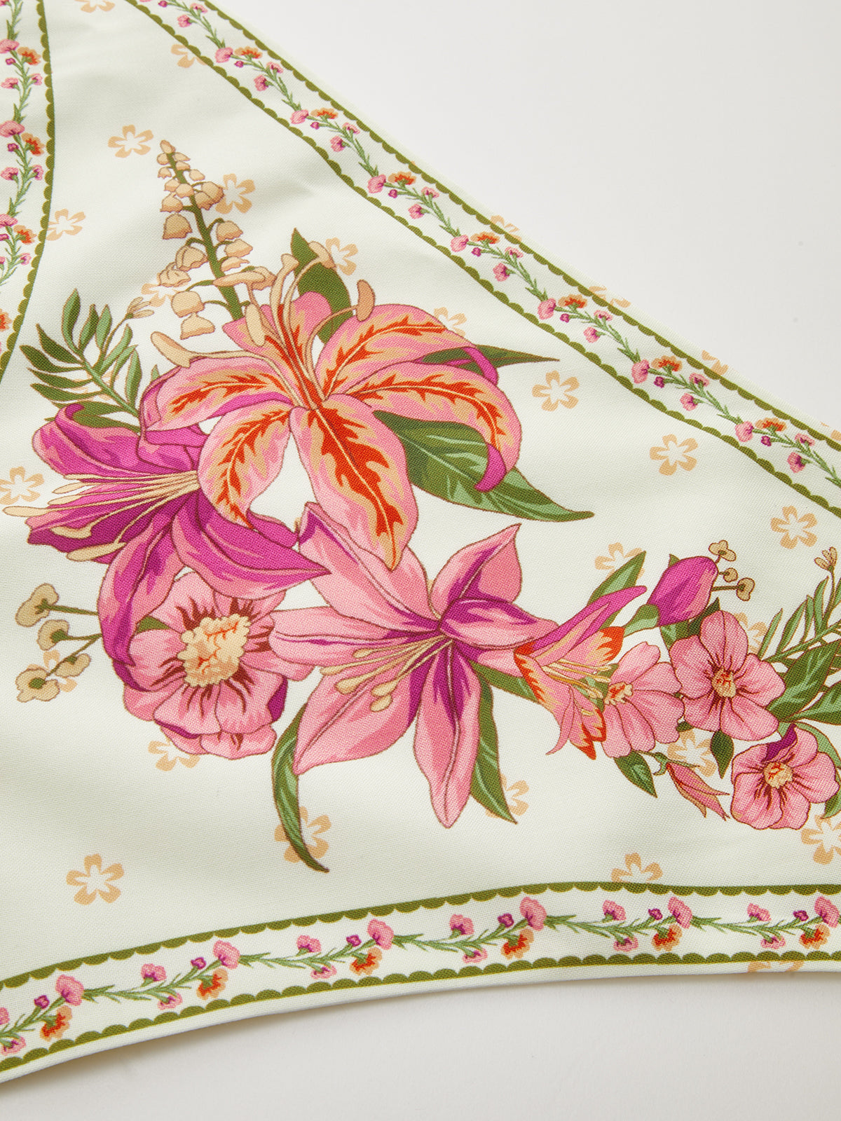 Floral Print Tie Front Cropped Halter Top for Women Summer Fashion