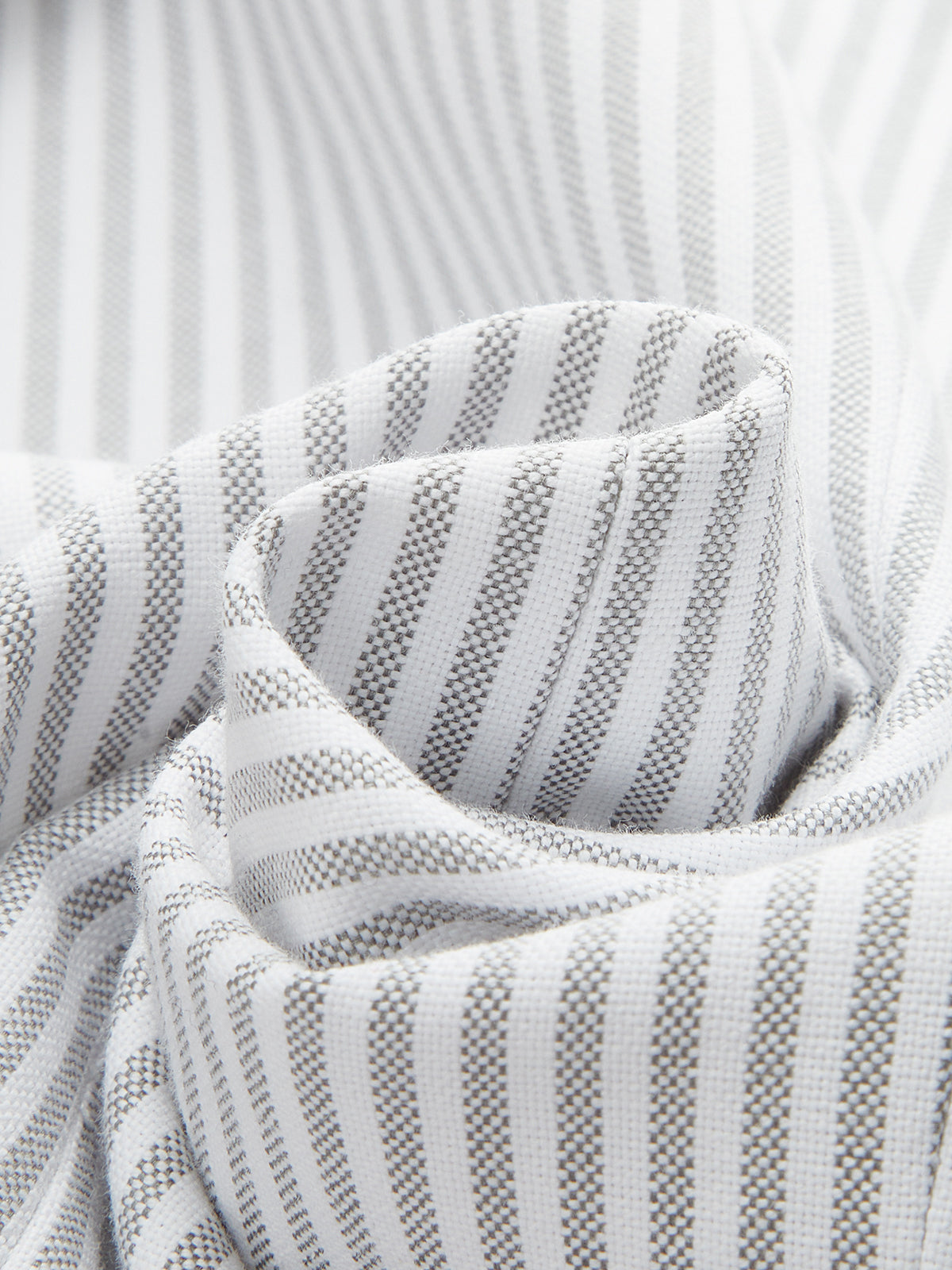Scallop Edge Pinstripe Vest & Pants Set for Women, Tailored Fit