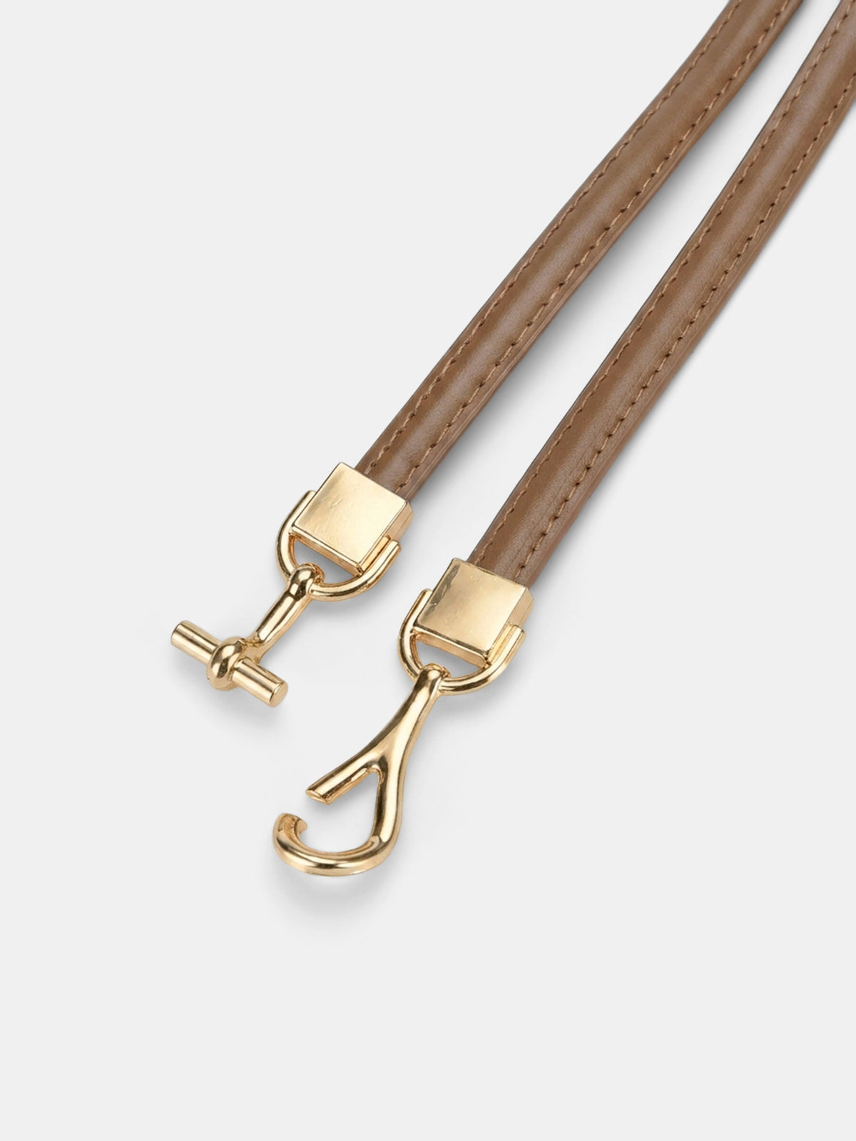 Slim Leather Metal Buckle Waist Belt Fashion Accessory for Women