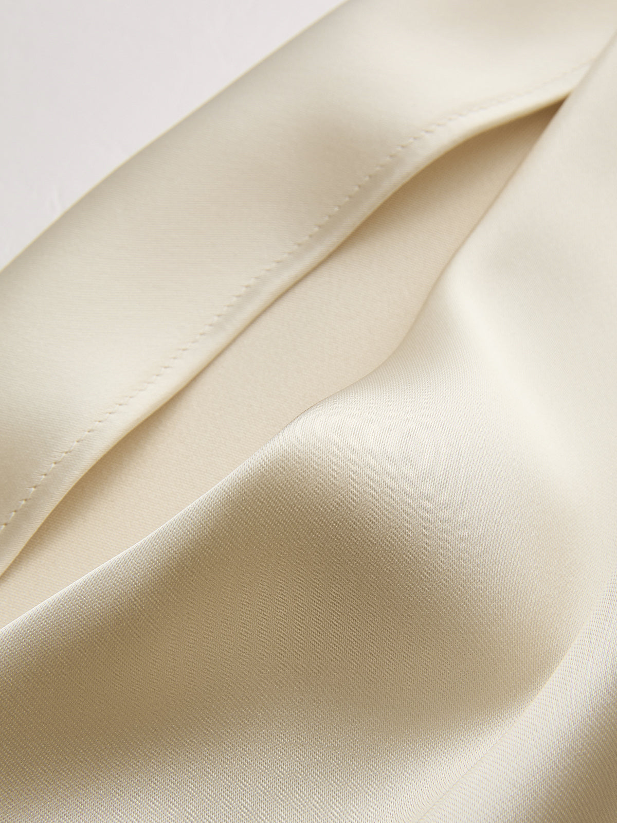 Satin Draped Top & Wide-Leg Pants Set for Elegant Evenings