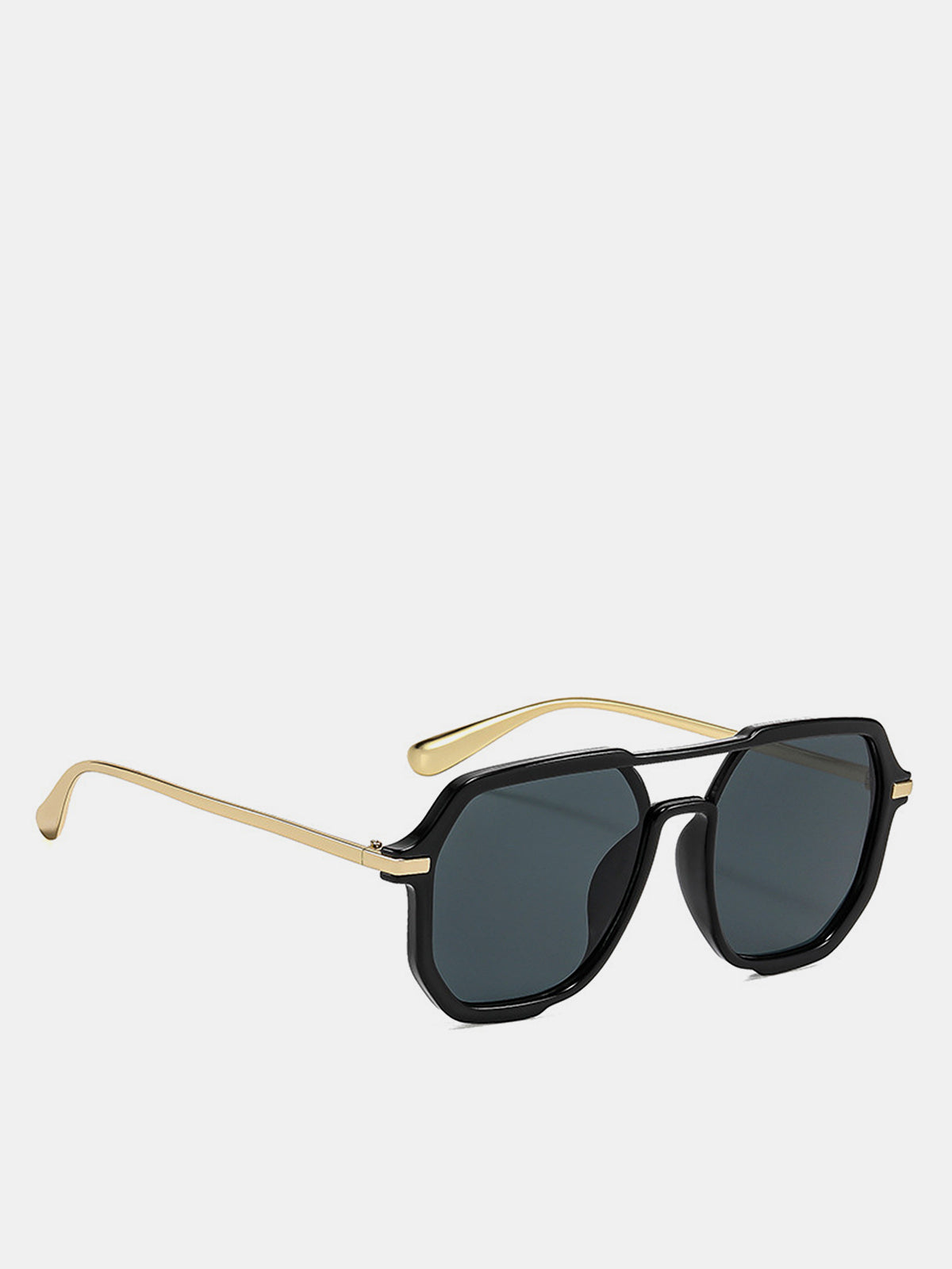 Vintage Double Bridge Aviator Sunglasses, Stylish UV Protection Eyewear Classic