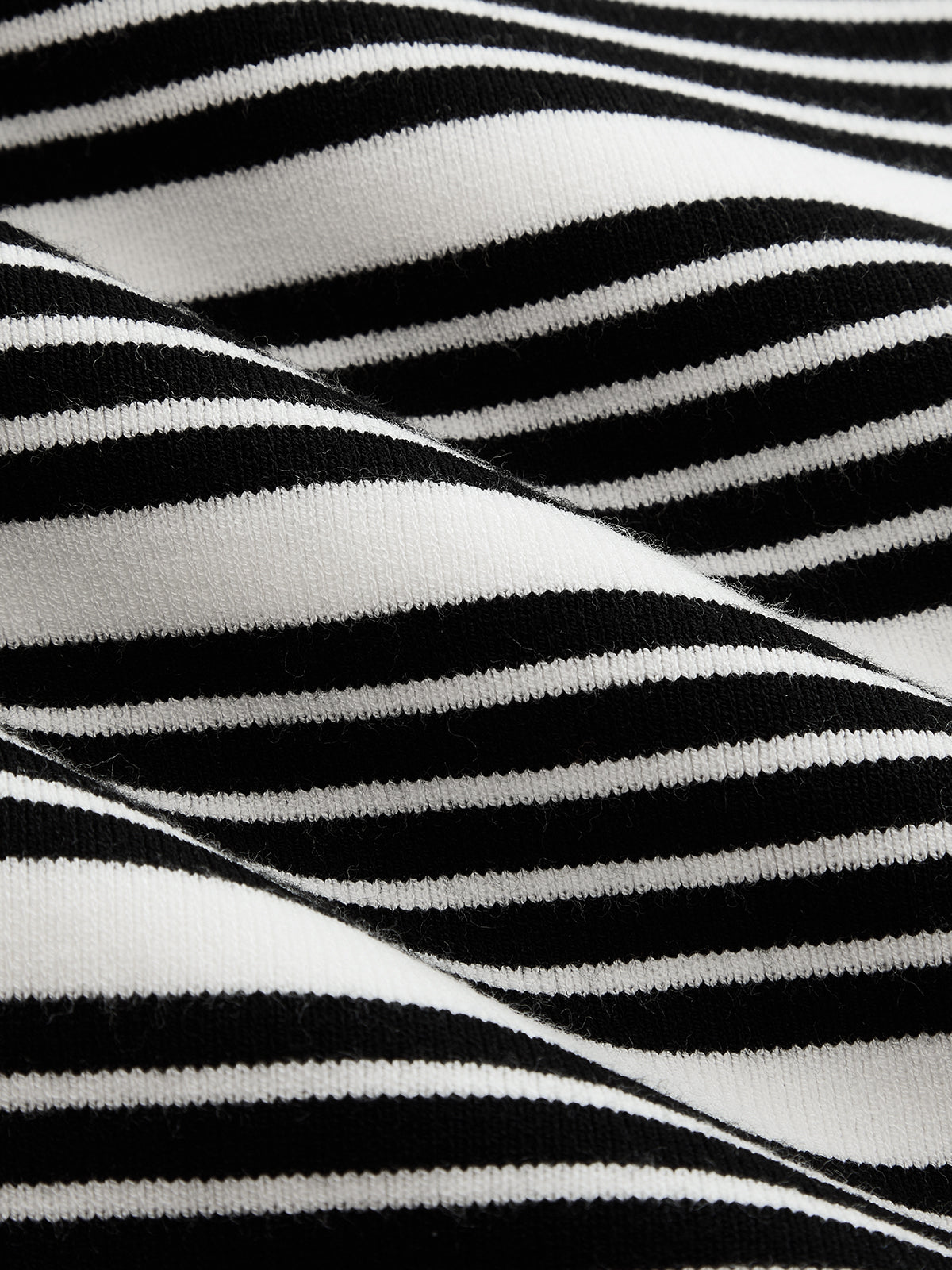 Wavy Trim Striped Ribbed Knit Tank Top for Women Casual Summer