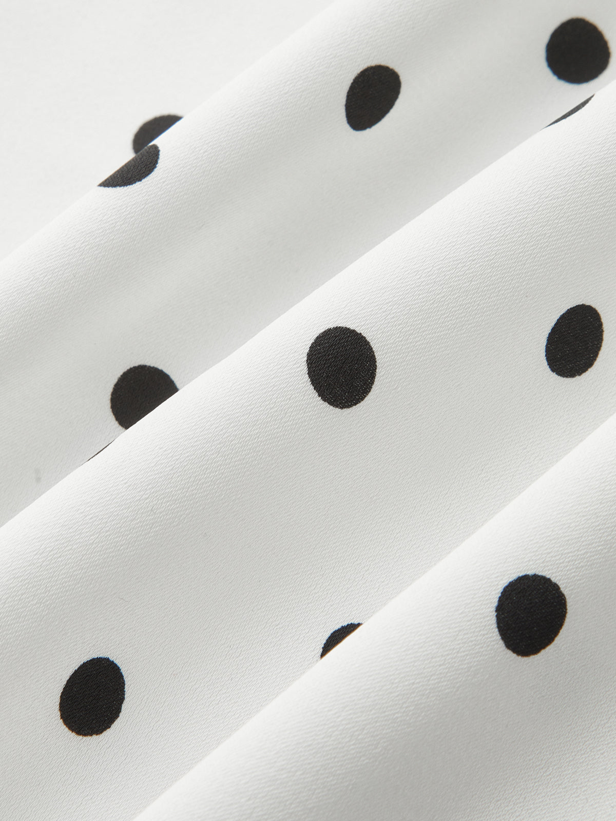 Bow Strap Polka Dot Midi Slip Dress with Ruffle Detail