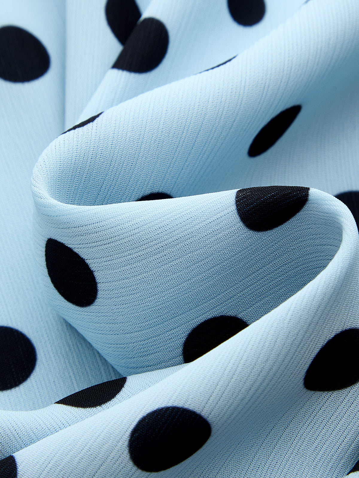 Asymmetric Ruffle Polka Dot Mini Dress Trendy Women's Summer Style