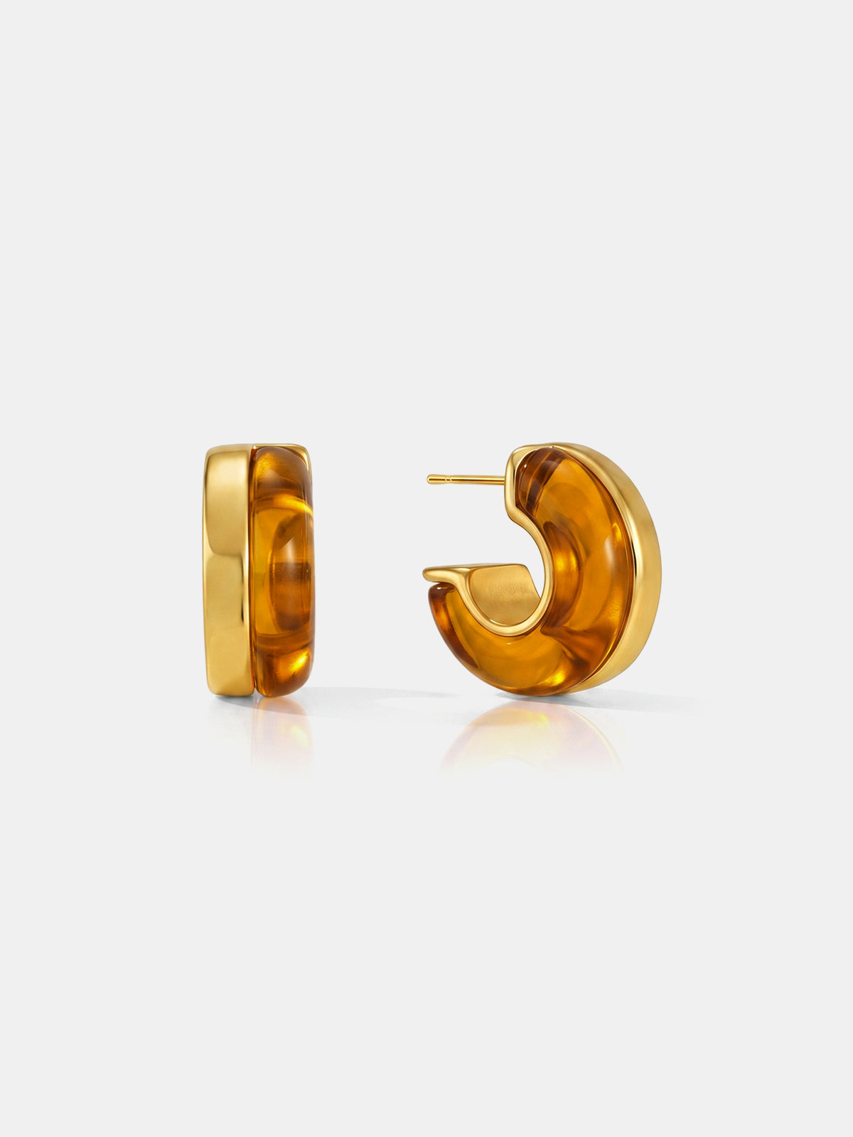 Chunky Statement Hoop Earrings for Women Trendy Jewelry