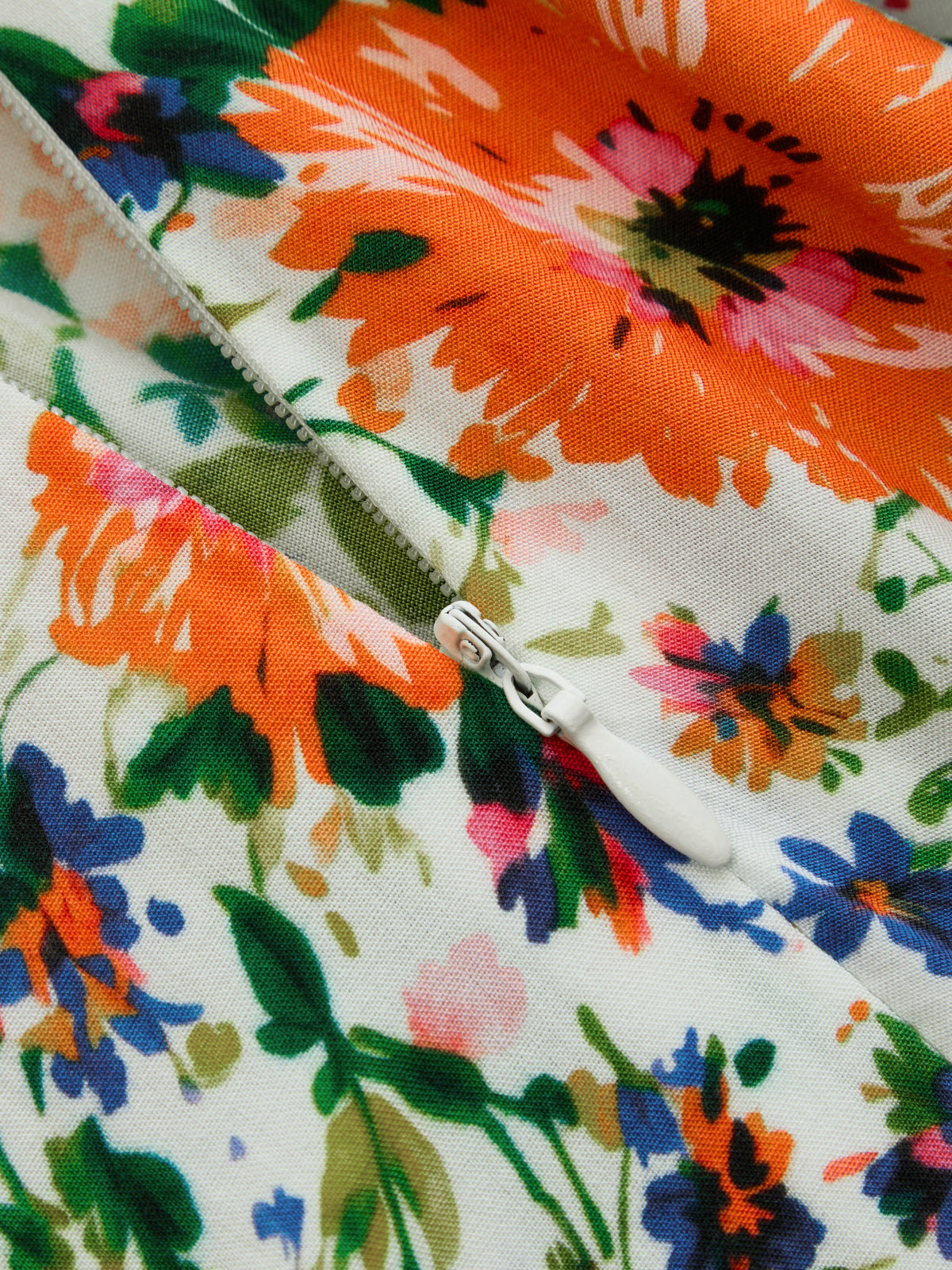 Multicolor Floral Print Mermaid Midi Dress for Women, Spring Summer 2023 Collection