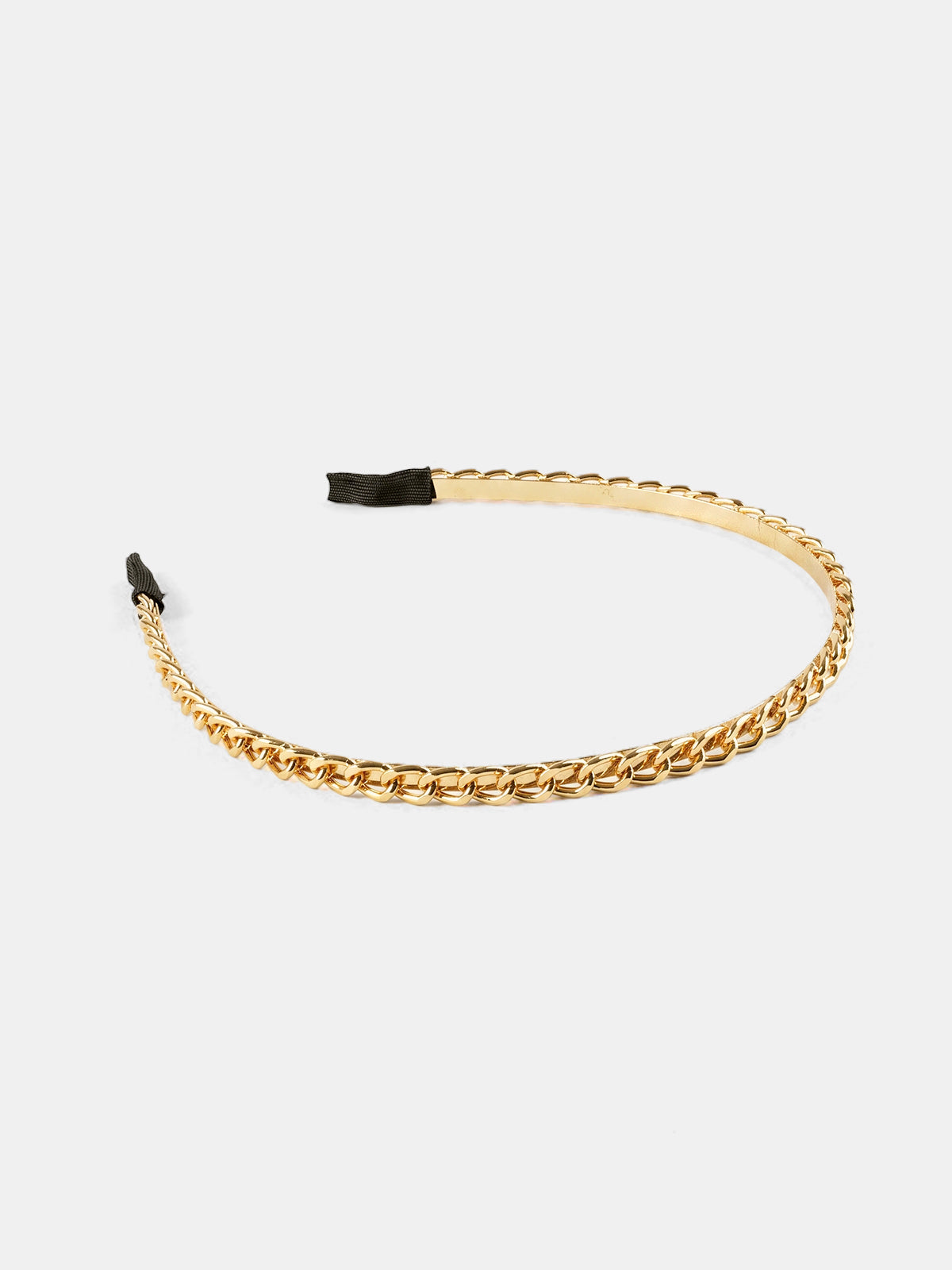 Minimalist Metal Link Headband for Stylish Hair Accessory