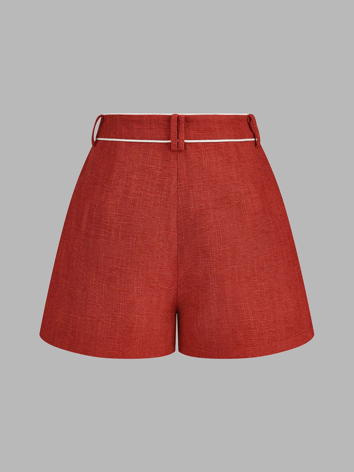 Contrast Piping Two Piece Athletic Leisure Shorts Set