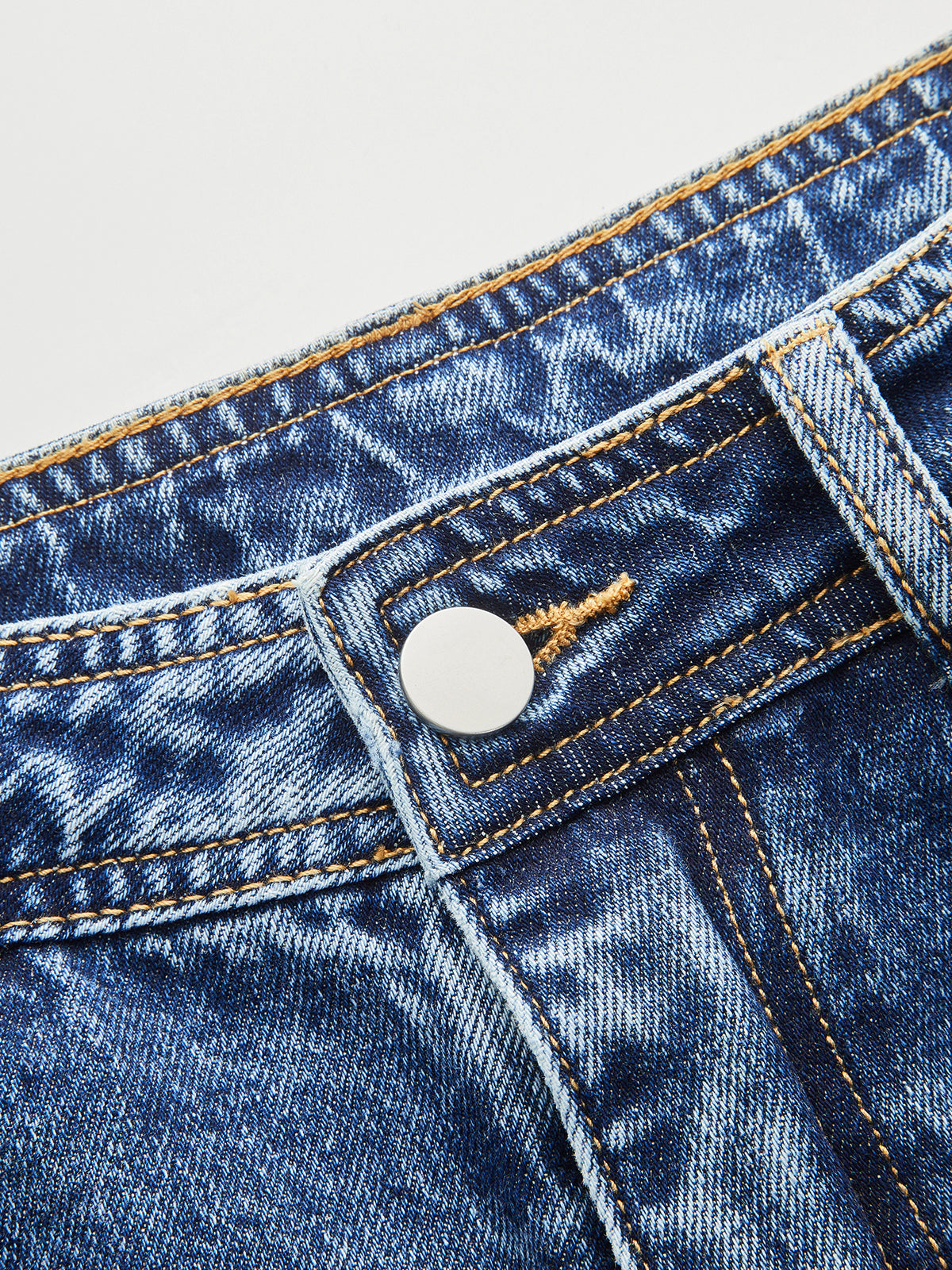 Classic Straight Leg Denim Pants for Everyday Wear