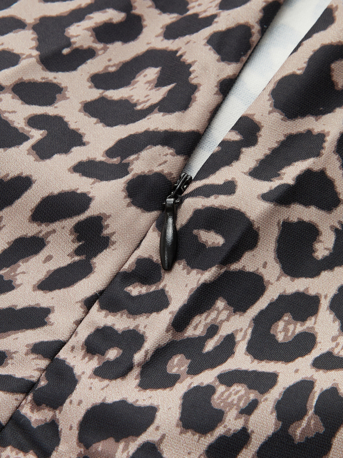 Leopard Print A-Line Maxi Skirt with High Waist