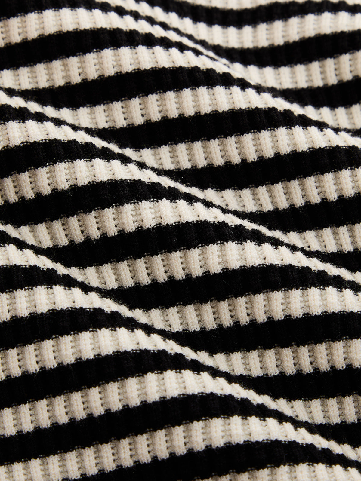 Striped Lapel V Neck Knit Top for Women Casual Long Sleeve