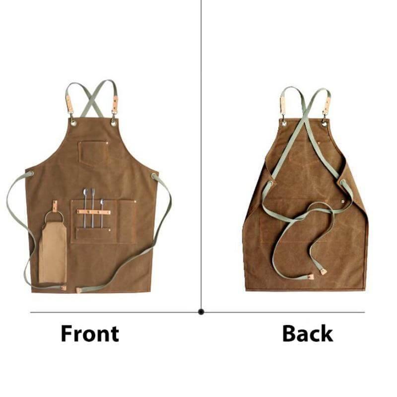 Koadclo | Vintage Chef Apron – Classic Cotton Kitchen Apron with Adjustable Straps