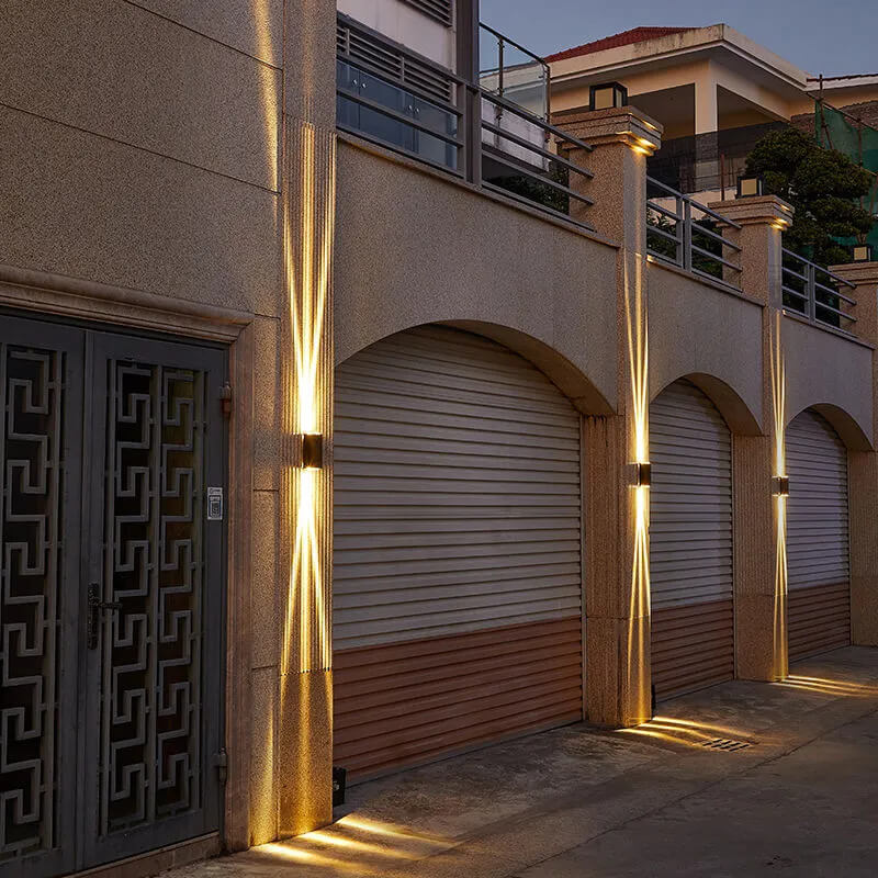 koadclo | Modern Waterproof LED Outdoor Wall Light – Rectangular Up/Down Aluminum Fixture