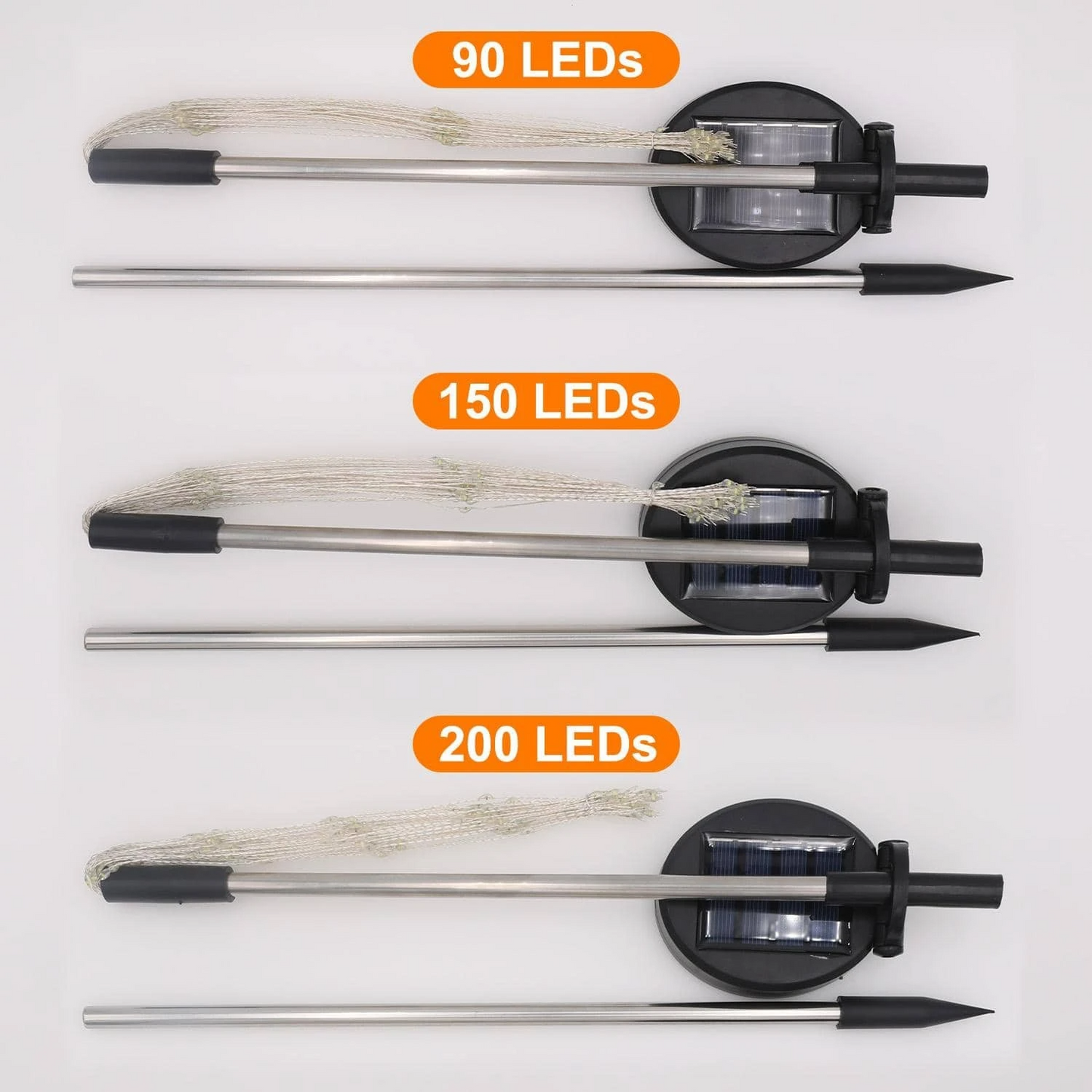 Koadclo | 4-Piece Solar Firework Garden Lights – Weatherproof LED Decorative Stakes for Garden & Patio