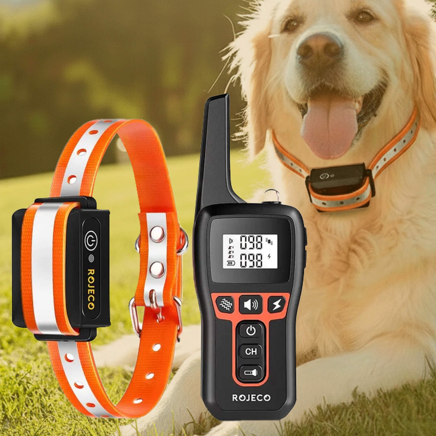 koadclo | 1000m Waterproof Dog Training Collar – Rechargeable, Remote Control & Adjustable for Small, Medium, and Large Dogs