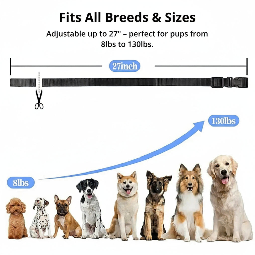 koadclo | 1000m Waterproof Dog Training Collar – Rechargeable, Remote Control & Adjustable for Small, Medium, and Large Dogs