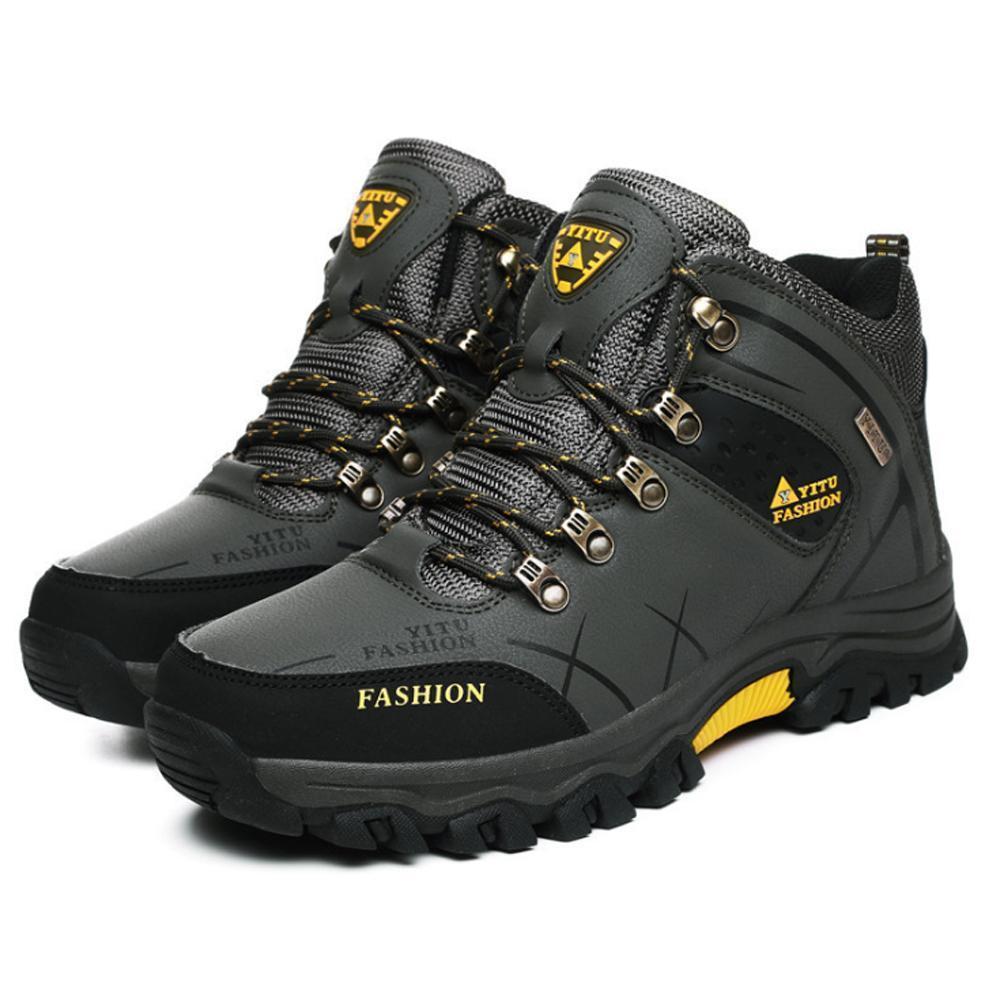 Koadclo | Men's Hiking Shoes with Fur – Winter Waterproof Boots for Outdoor Adventure