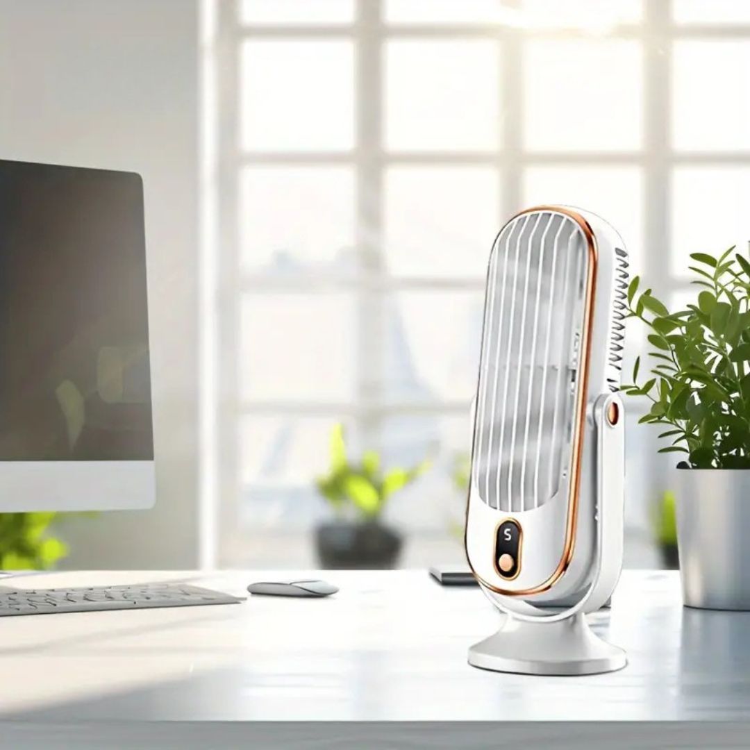 koadclo | Coolux – Ultra-Quiet USB Desktop Fan – Portable Personal Cooling Fan