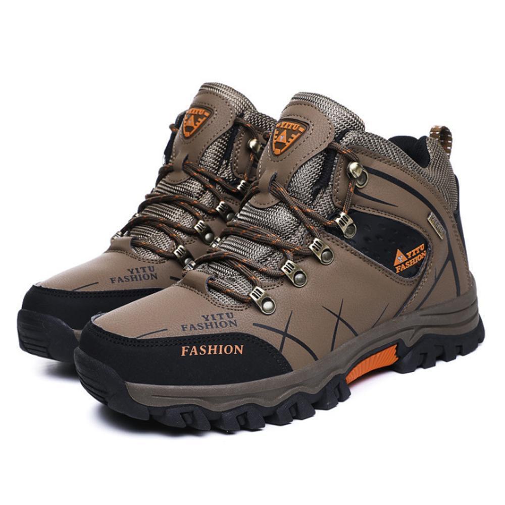Koadclo | Men's Hiking Shoes with Fur – Winter Waterproof Boots for Outdoor Adventure